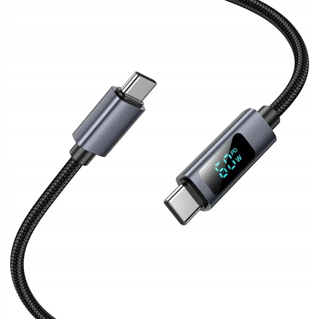 Hoco USB-C Kabel 60W 1m - Zwart