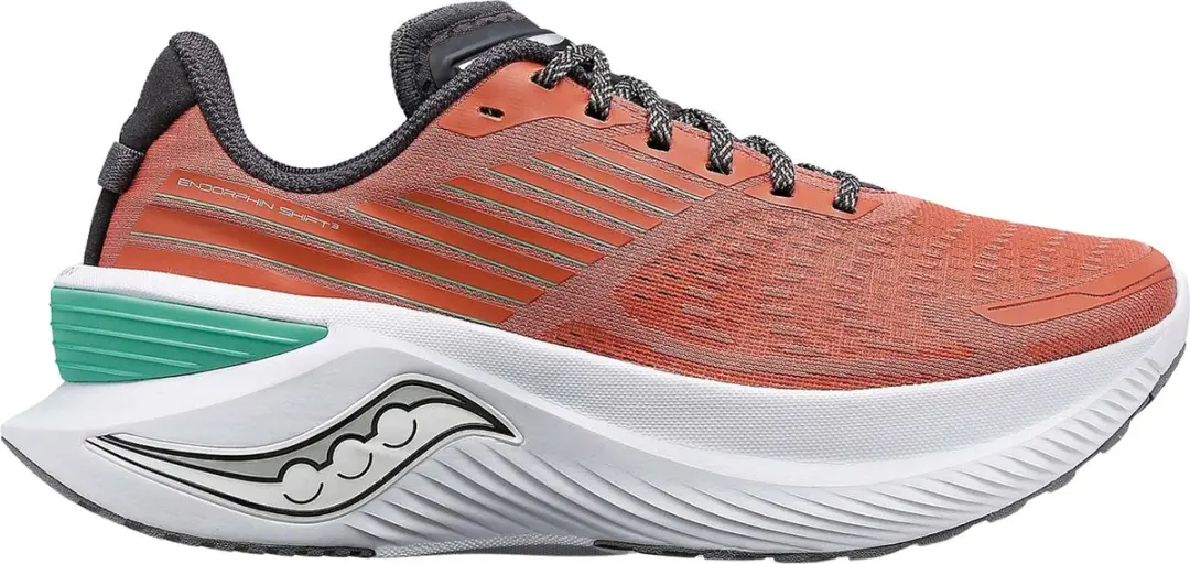 Saucony Endorphin Shift 3 Sportschoenen Vrouwen 38 - Oranje/Donkergrijs