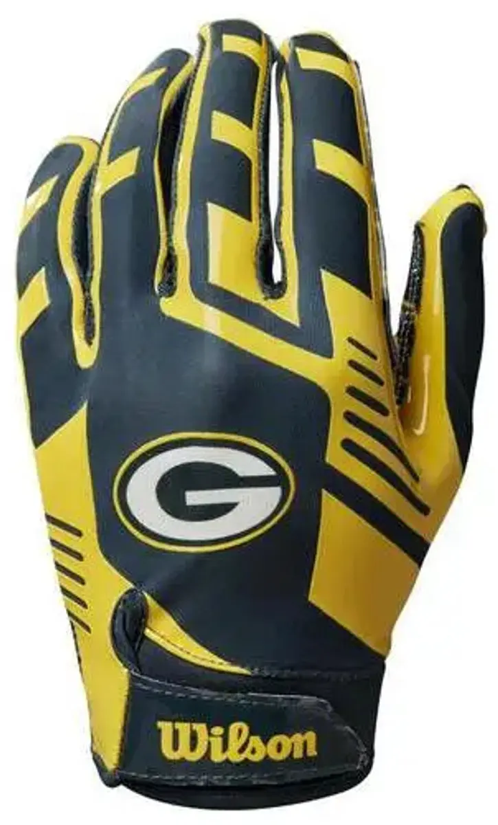 Wilson NFL Green Bay Packers Kinderhandschoenen - Junior - Groen/Geel