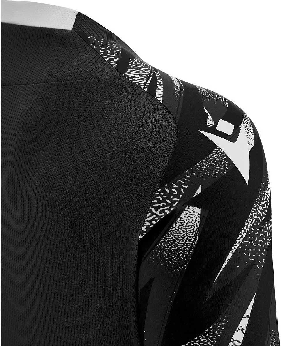 Macron Themis Eco Shirt Korte Mouw Heren - L - Wit/Zwart