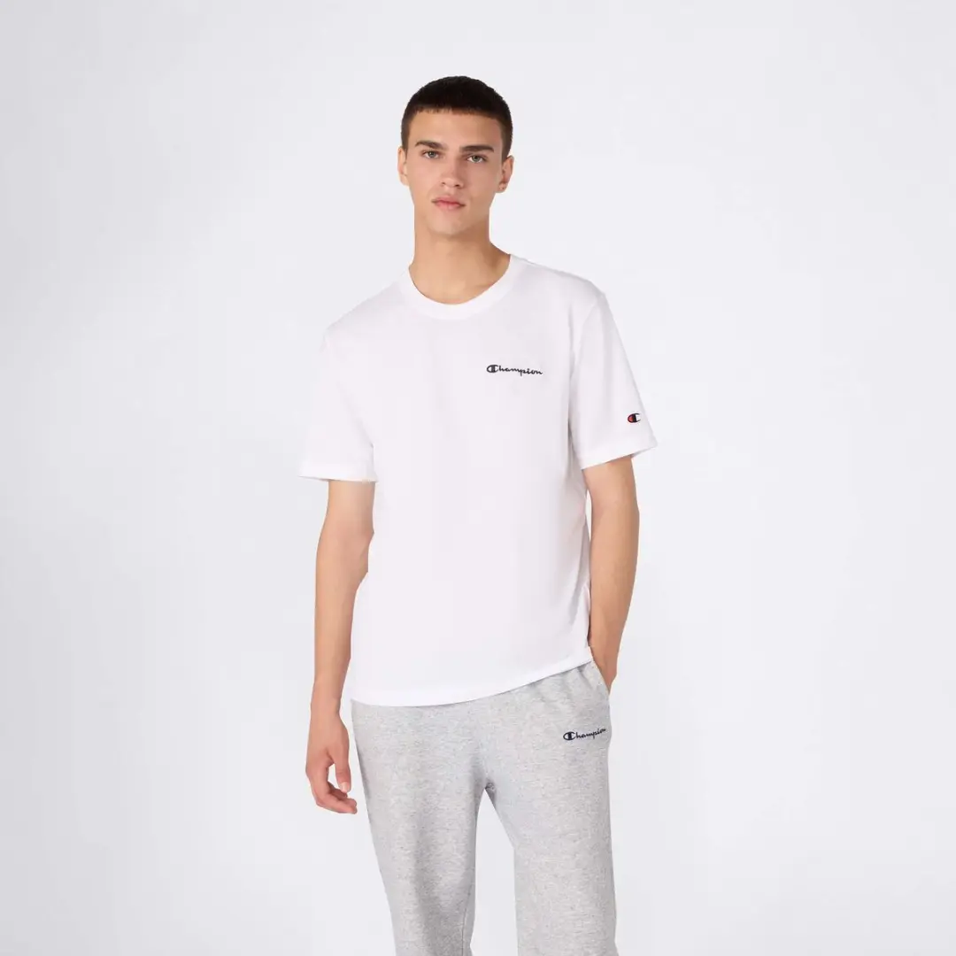 Champion T-Shirt SS 221798-ww001 - Wit - Maat L