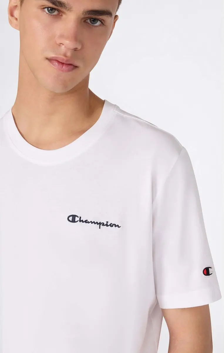 Champion T-Shirt SS 221798-ww001 - Wit - Maat L