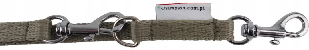 Champion Verstelbare Hondenlijn 225cm - 1cm Breed - Khaki