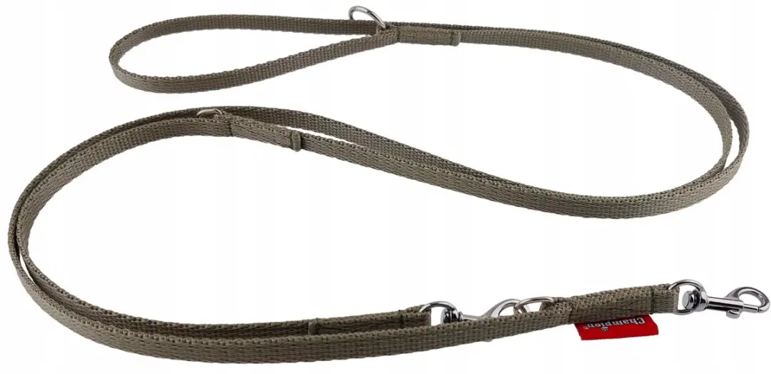 Champion Verstelbare Hondenlijn 225cm - 1cm Breed - Khaki
