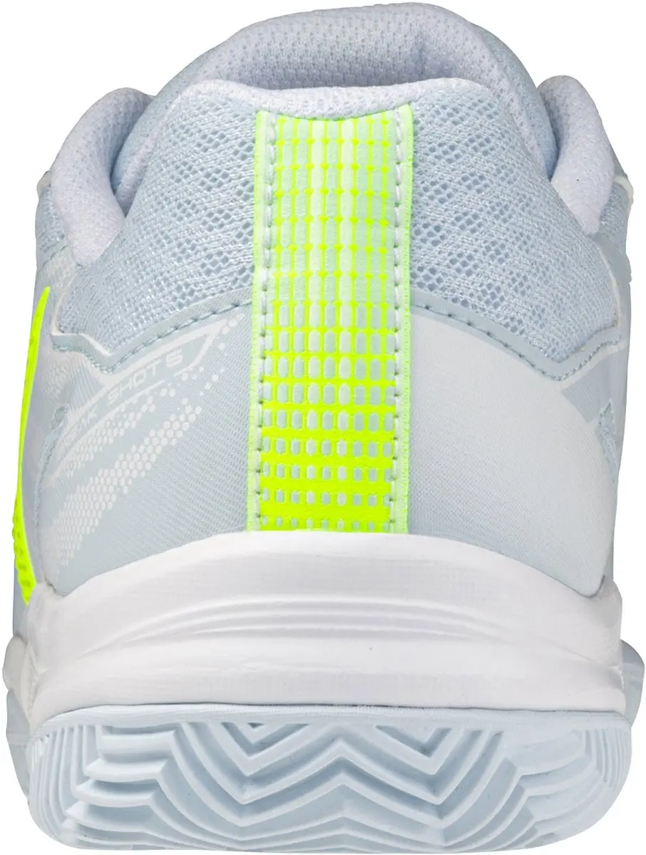 Mizuno Break Shot 5 CC Tennisschoen Dames - 38 - Grijs/Wit