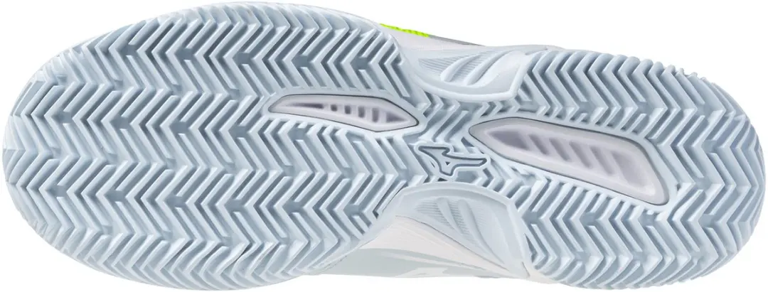 Mizuno Break Shot 5 CC Tennisschoen Dames - 38 - Grijs/Wit