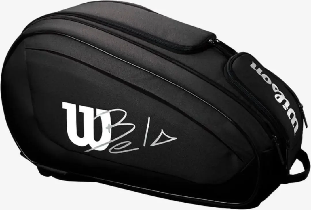 Wilson Super Tour Padel Tas - 44L - 3 Vakken - Zwart - afbeelding 6 van 6