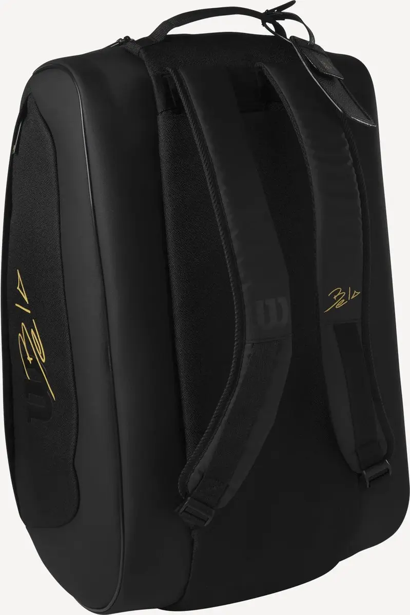 Wilson Super Tour Padel Tas - 44L - 3 Vakken - Zwart