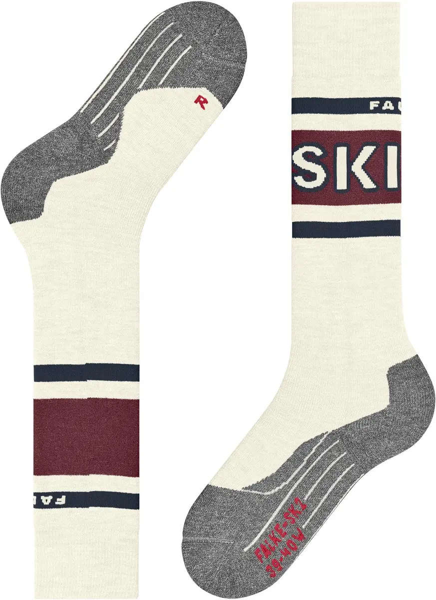 Falke SK2 Intermediate Skisokken Dames - 41/42 - Wit
