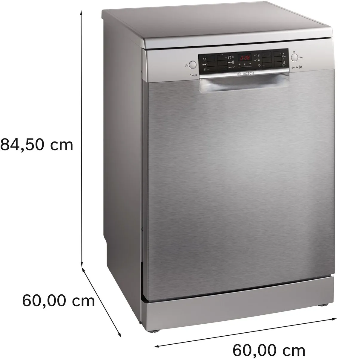 Bosch SMS26AI01F Vaatwasser 12 Couverts - Vrijstaand - 60cm - RVS - afbeelding 6 van 6