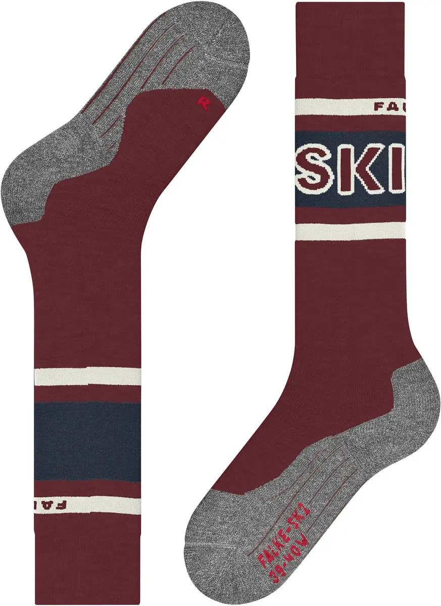Falke SK2 Intermediate Skisokken Dames - Rood - Maat 41-42