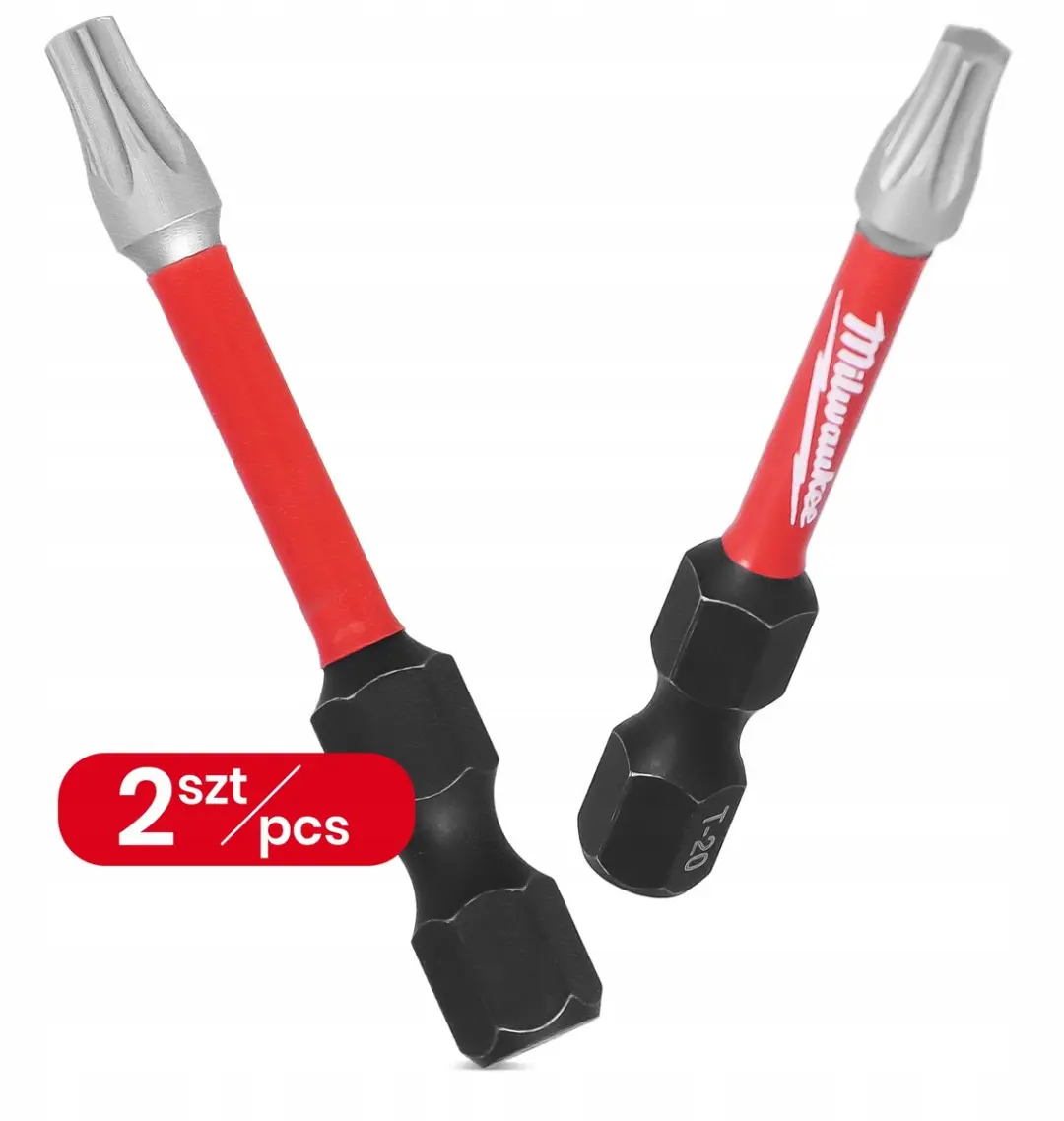 Milwaukee TX20 Impact Bits 50mm - 2 Stuks