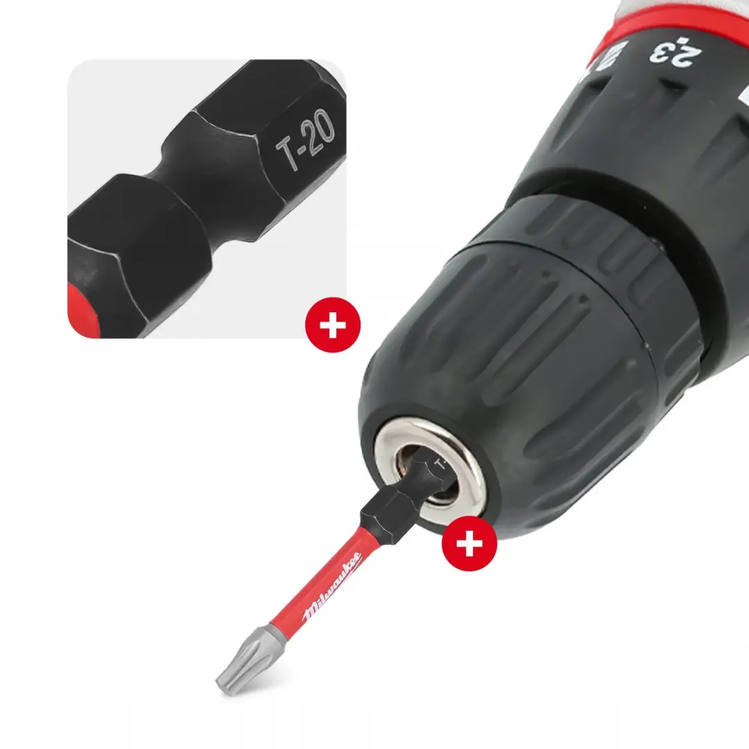 Milwaukee TX20 Impact Bits 50mm - 2 Stuks