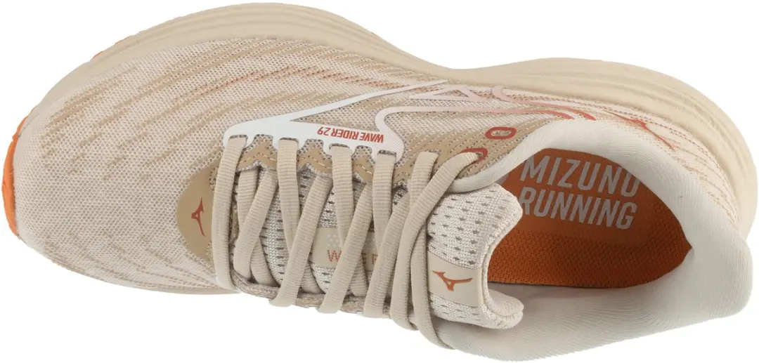 Mizuno Wave Rider 29 Hardloopschoenen - Vrouwen 37 Beige