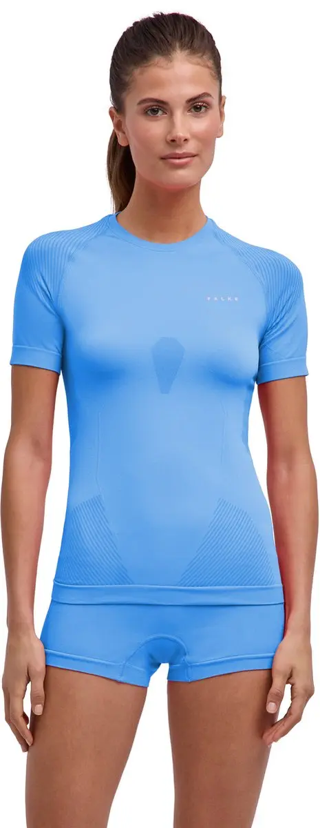 Falke Warm Shortsleeved Shirt 39162 - Dames XL - Blauw