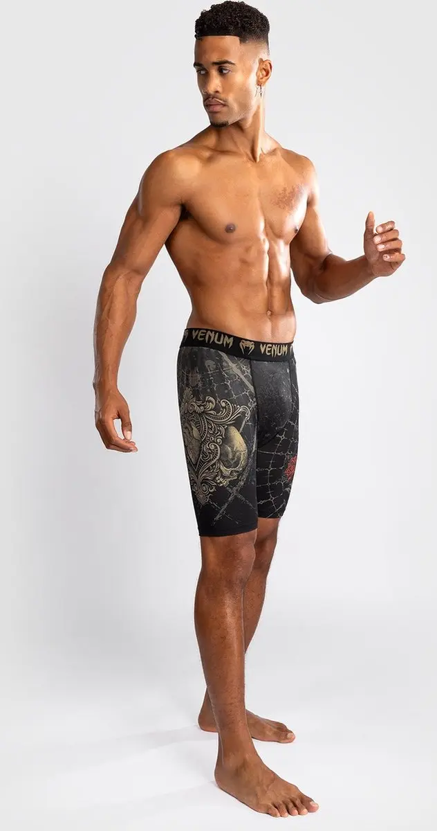 Venum Santa Muerte 5.0 Vale Tudo Short - XXL - Goud/Zwart