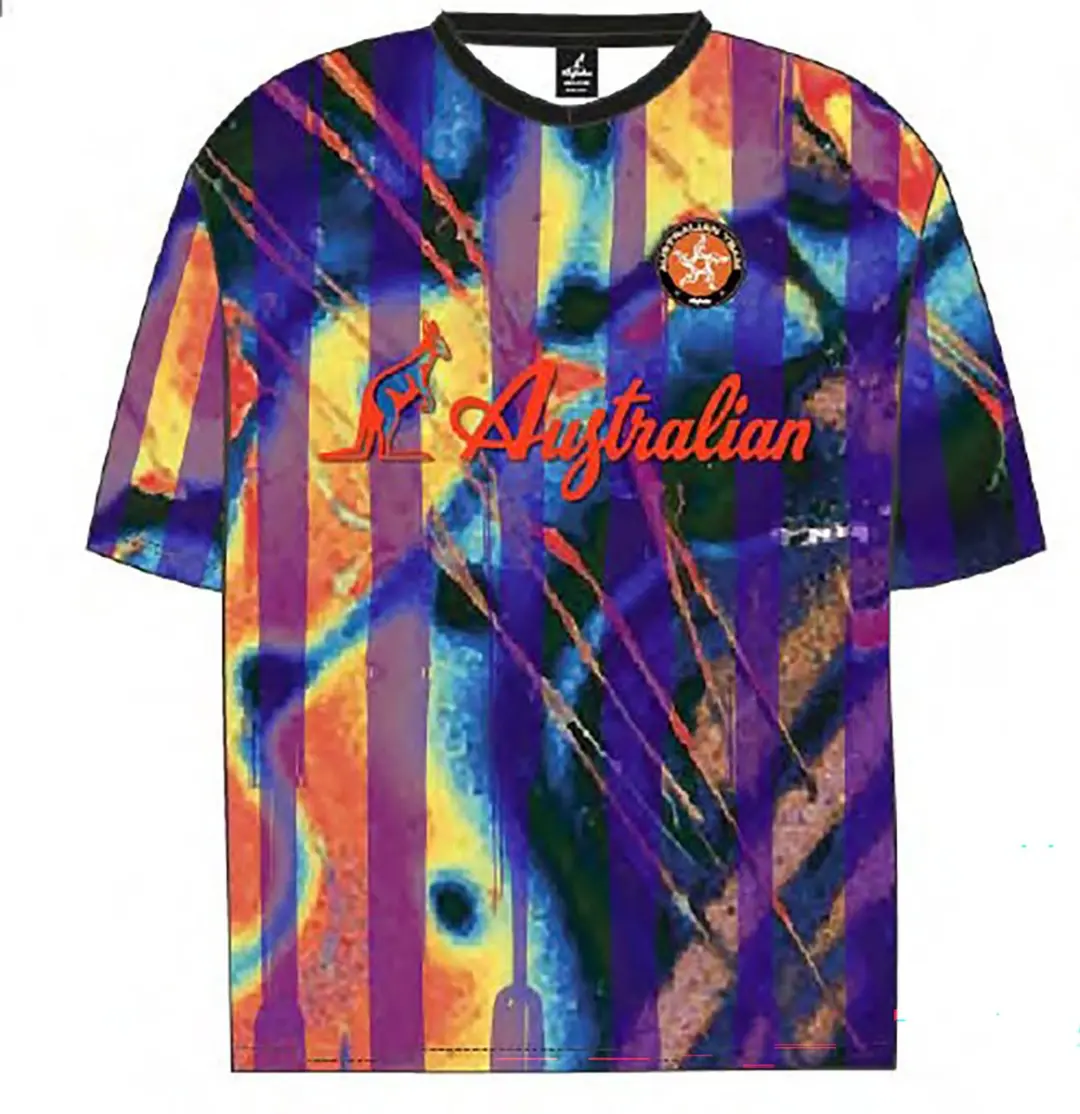Australian Voetbal Shirt Nebu - XL - Regenboog - afbeelding 6 van 6