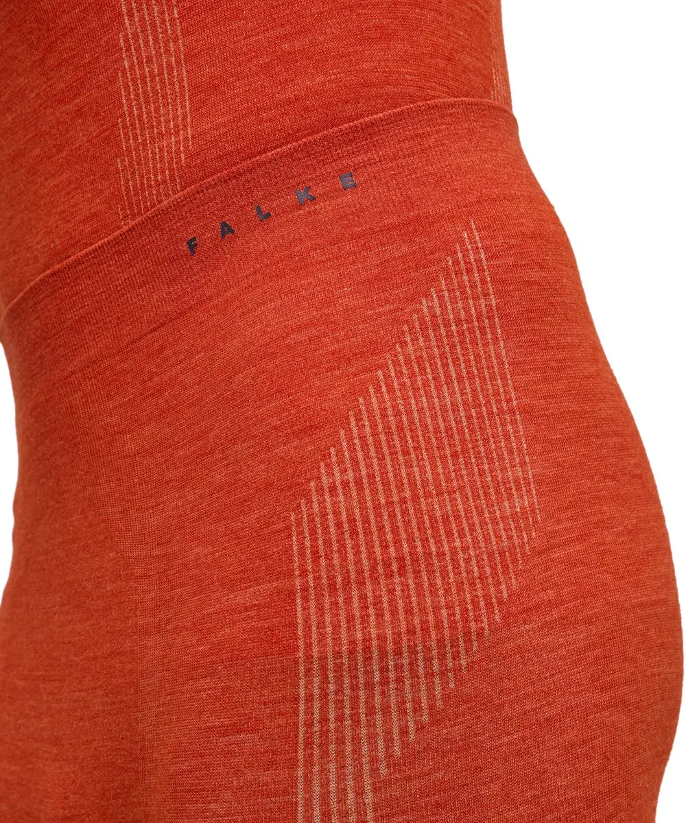 Falke 3/4 Wool-Tech Tights - Rood - Maat L