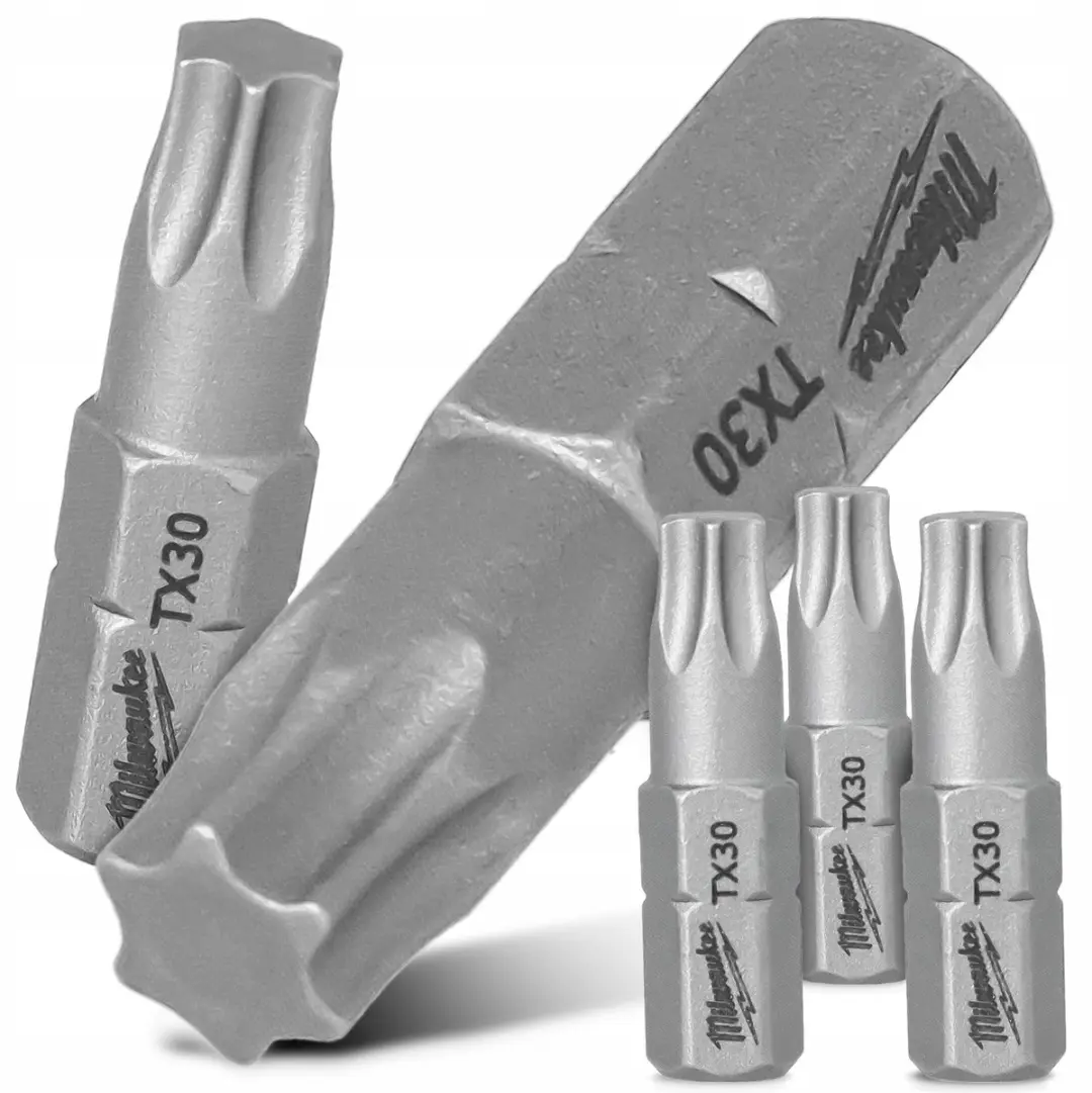 Milwaukee TX30 Torx Bits 25mm Magnetisch 3 Stuks S2 Staal