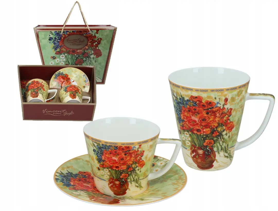 Van Gogh Mok & Kopje Set Korenbloemen