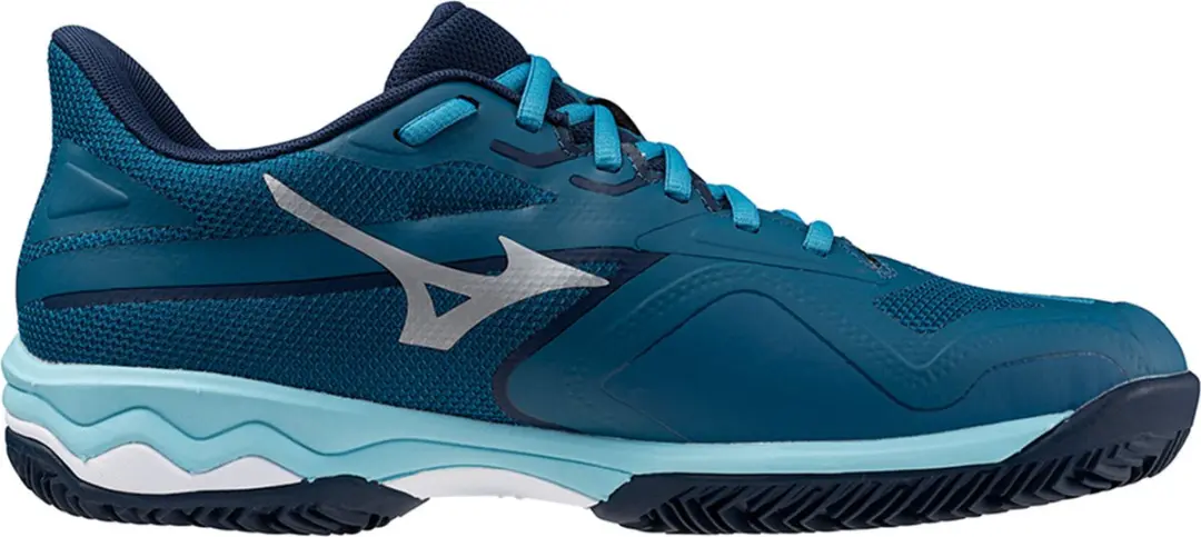 Mizuno Wave Exceed Light 2 CC Tennisschoen - Heren - 44 - Blauw/Wit