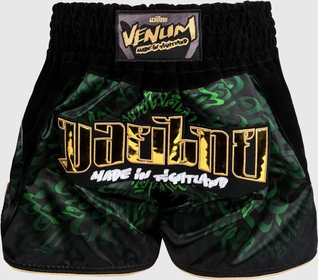 Venum Muay Thai Shorts Attack XXL - Zwart Groen