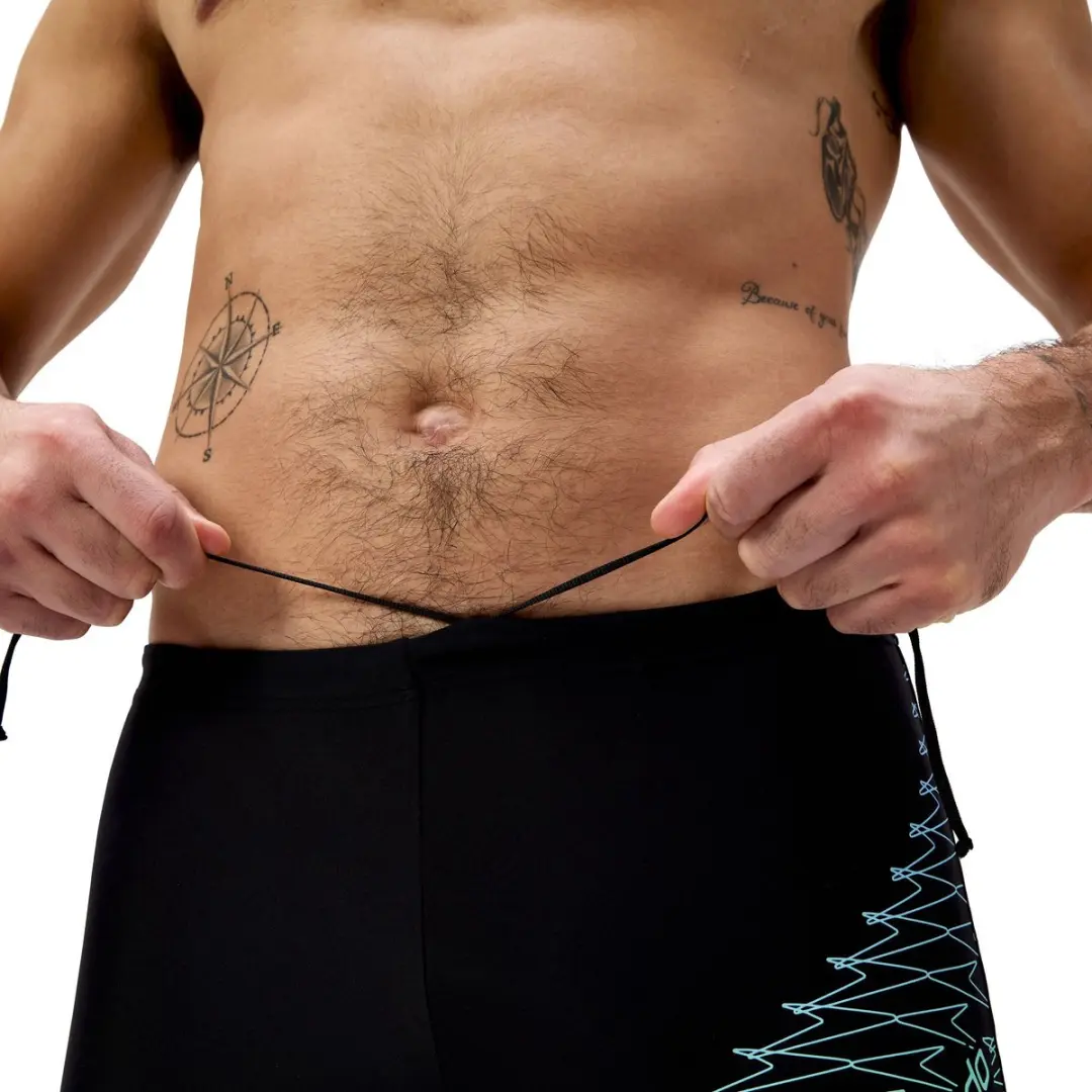 Speedo Medley Logo Zwemboxer Heren XXL - Zwart/Blauw/Groen