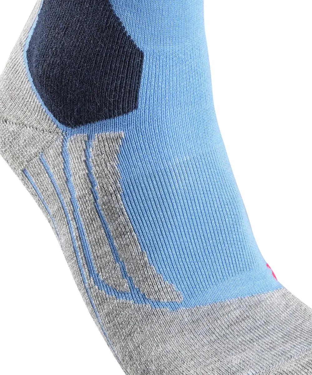 Falke SK2 Skisokken Dames - Dik wol - Blauw - Maat 39/40