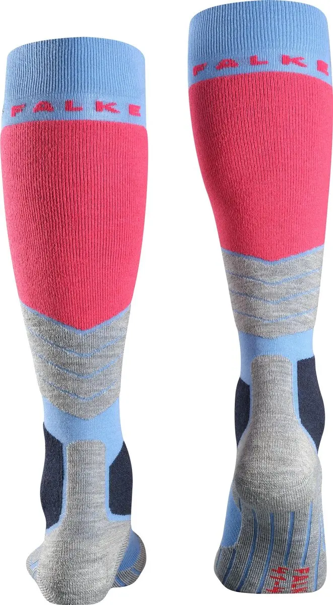Falke SK2 Skisokken Dames - Dik wol - Blauw - Maat 39/40