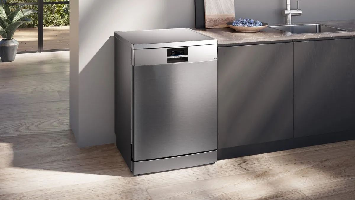 Siemens iQ700 SN27TI02CE Vaatwasser 14 Couverts - Geborsteld staal