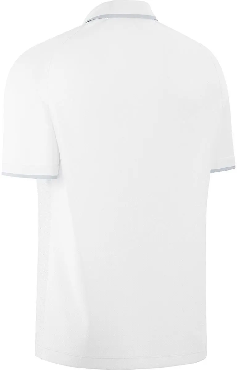 Macron Glory Aulos Polo Heren M - Wit/Zilver