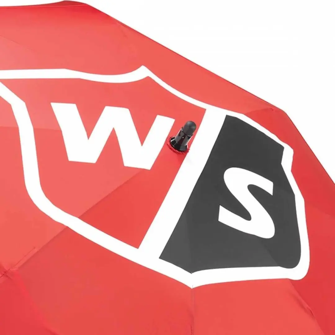 Wilson 68 Inch Double Canopy Golfparaplu - Wit Rood