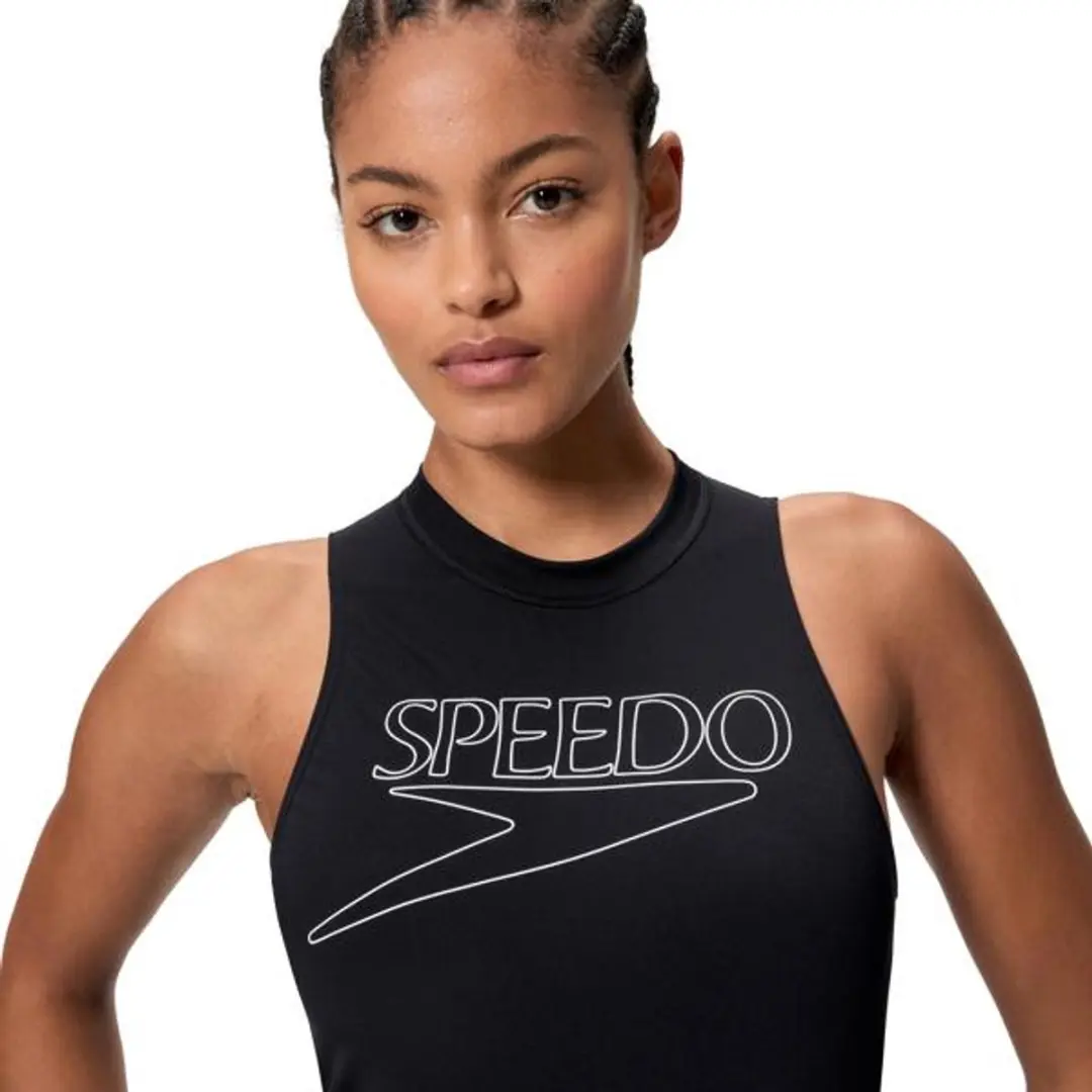 Speedo Endurance+ Logo Hydrasuit Dames Sportbadpak - 44 - Zwart/Wit