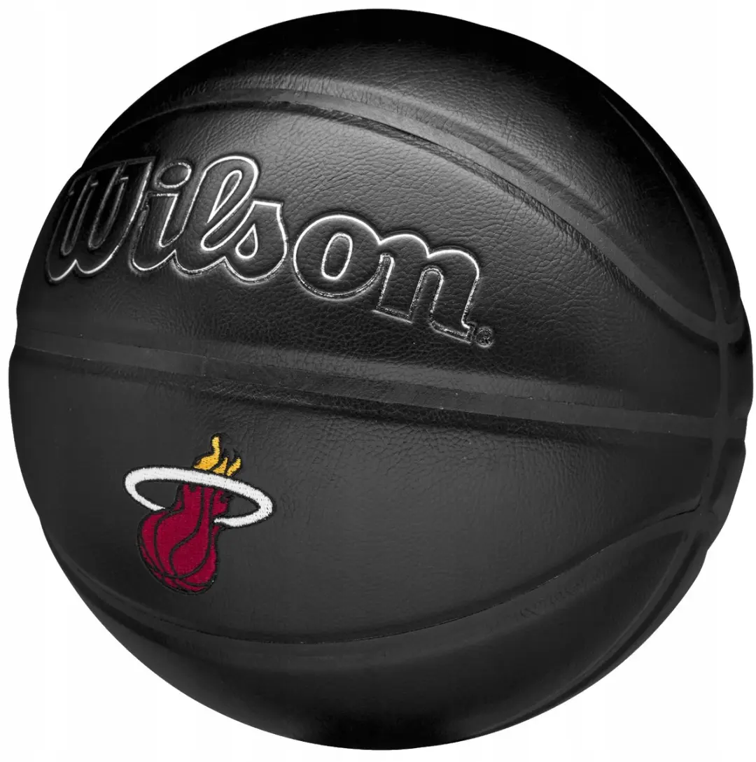 Wilson NBA Miami Heat Basketbal Maat 5 - Zwart