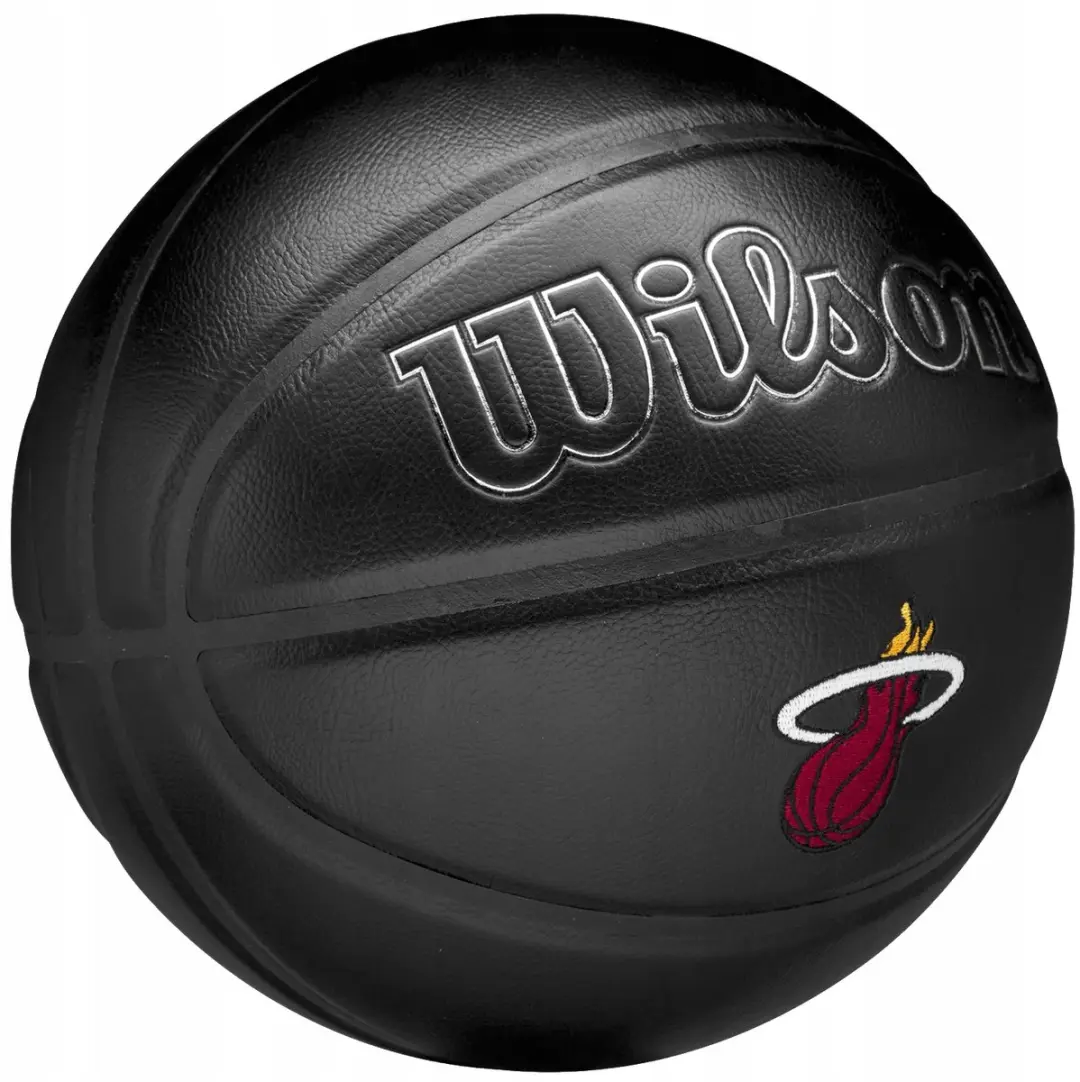 Wilson NBA Miami Heat Basketbal Maat 5 - Zwart