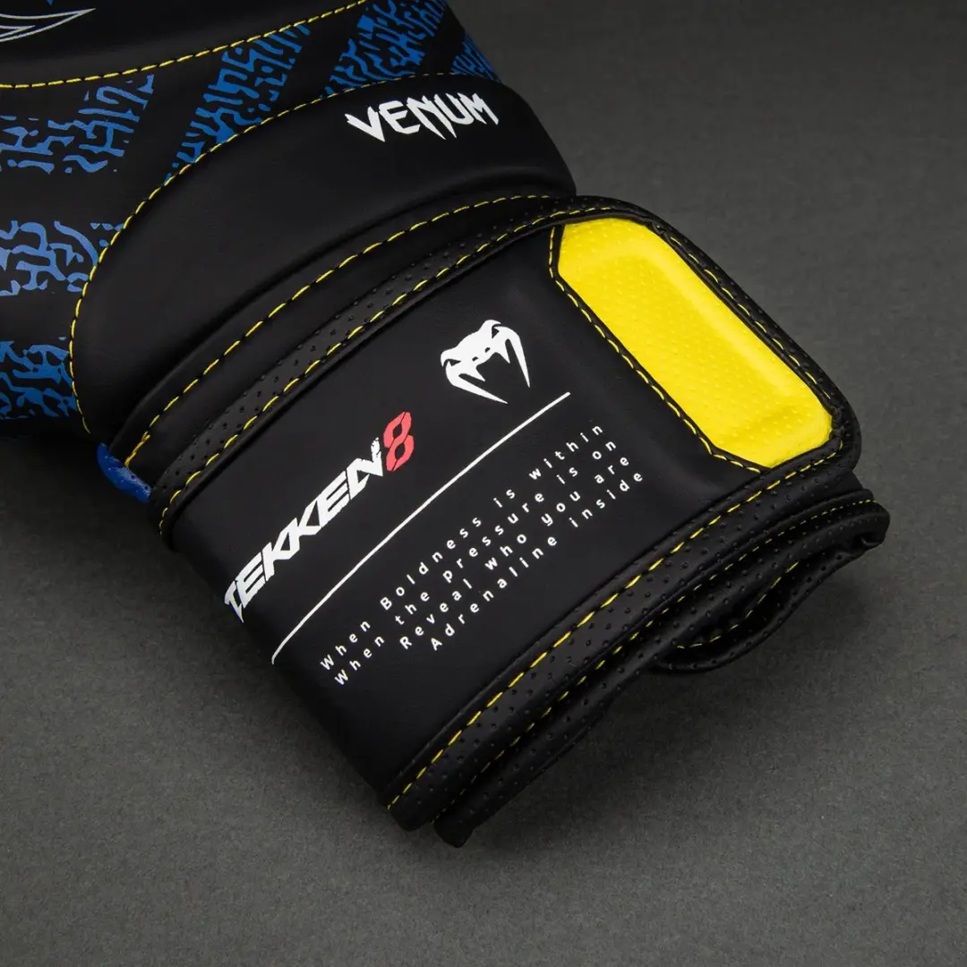 Venum x TEKKEN 8 King Bokshandschoenen 14 oz - Zwart/Geel