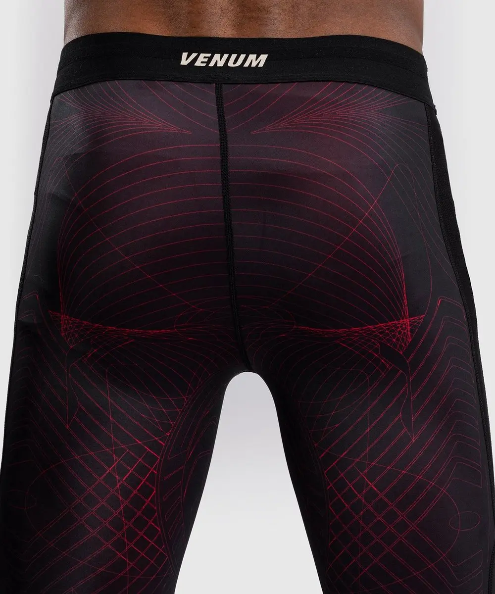 Venum G-Fit Air Sportlegging - Diepzwart/Vuurrood S