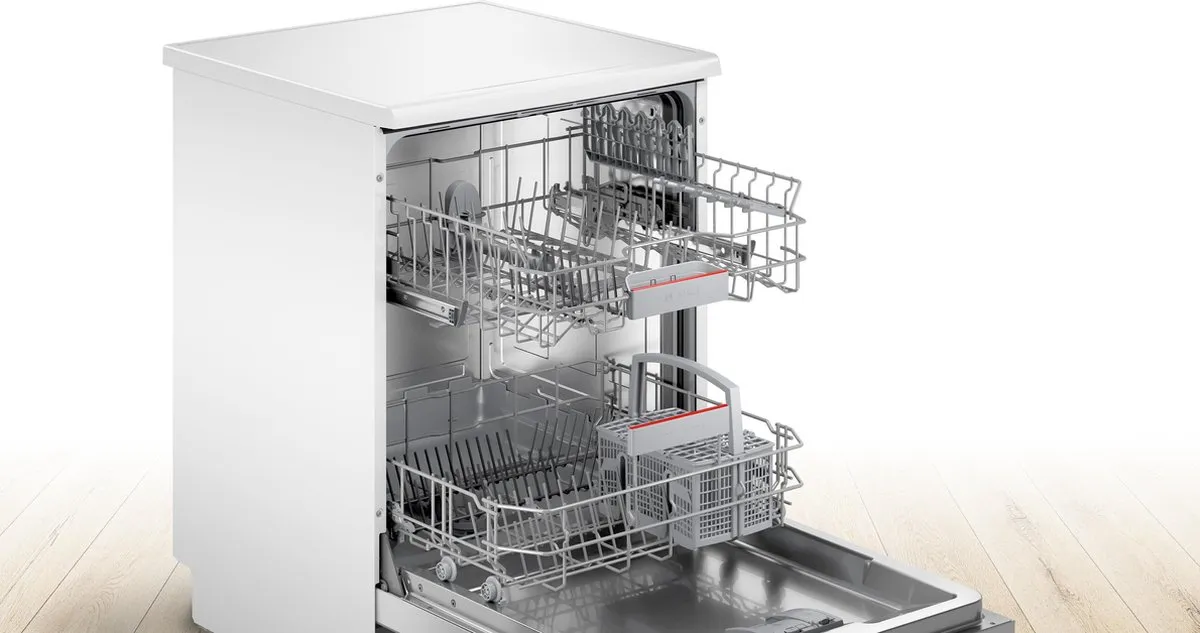 Bosch SMS4HTW31E Vrijstaande Vaatwasser 12 Couverts - Wit