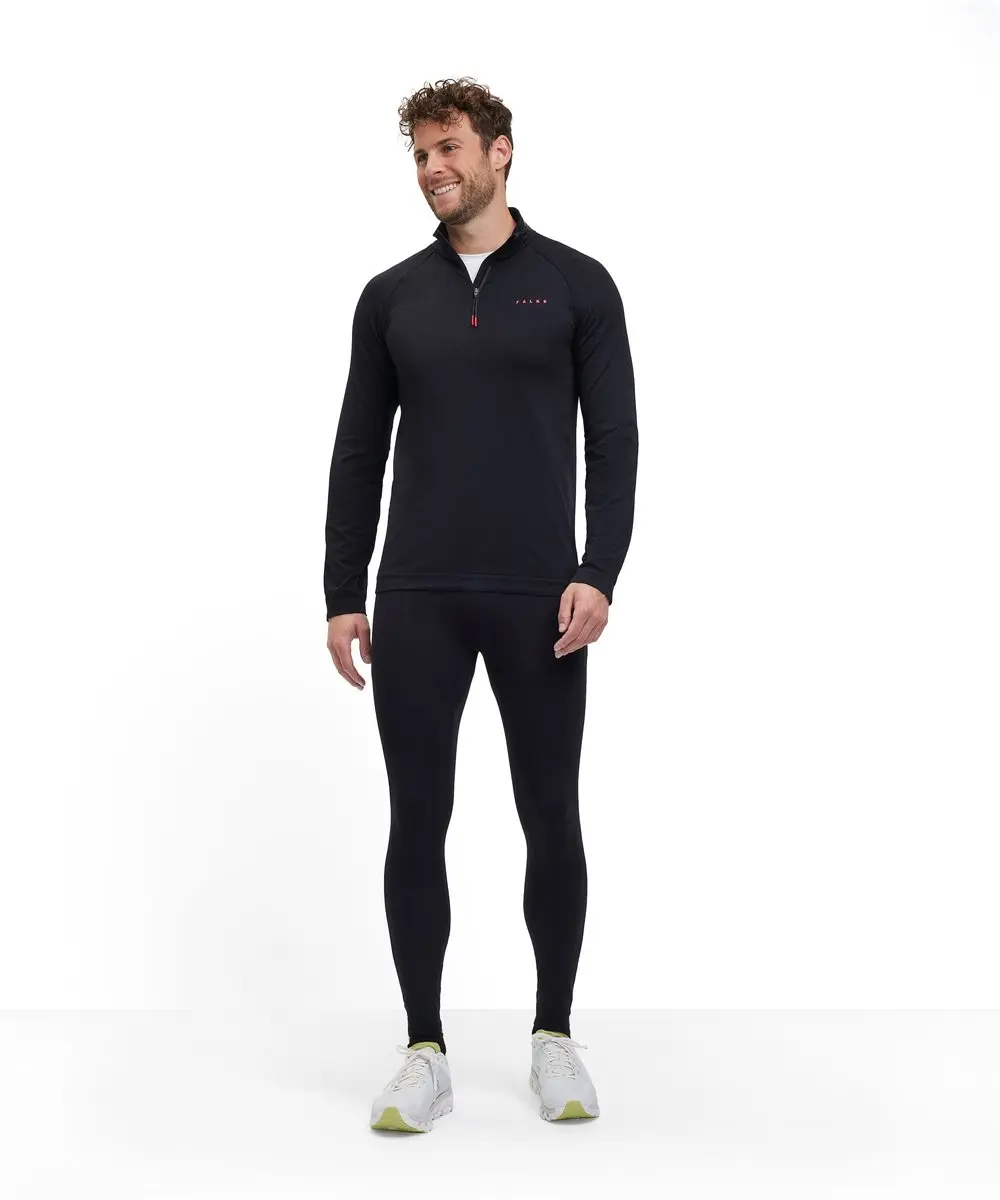 Falke Training Move Better Longsleeve Heren - M/L - Zwart