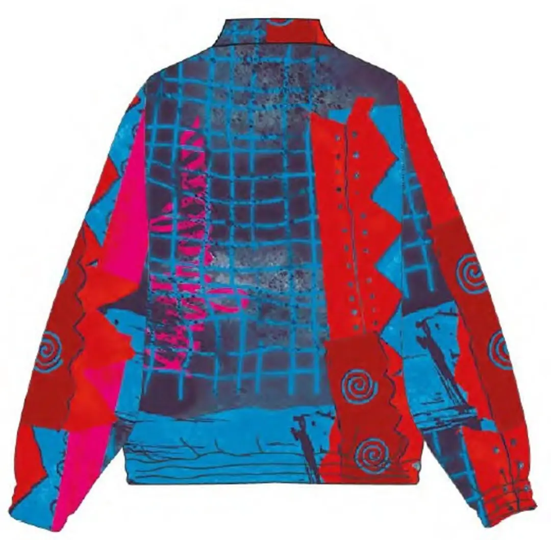 Australian Archive Smash -Randall Printjasje - Rood-blauw-zwart