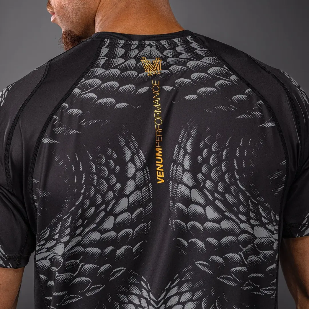 Venum Matupa Dry Tech T-shirt M - Zwart/Grijs/Goud