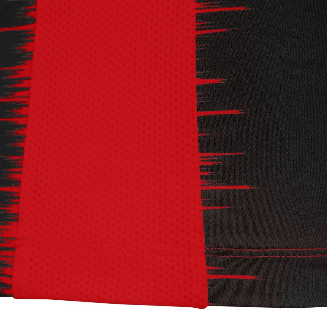 Macron Miram Shirt Heren Korte Mouw - Rood/Zwart XXL