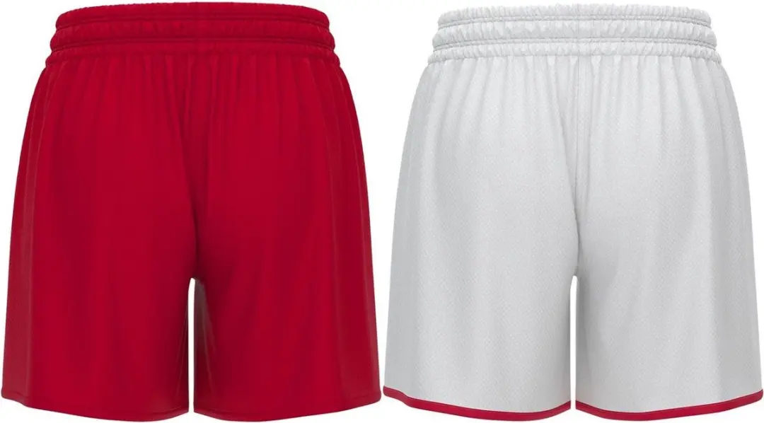 Macron F500 Reversible Short Kinderen 140 - Rood/Wit