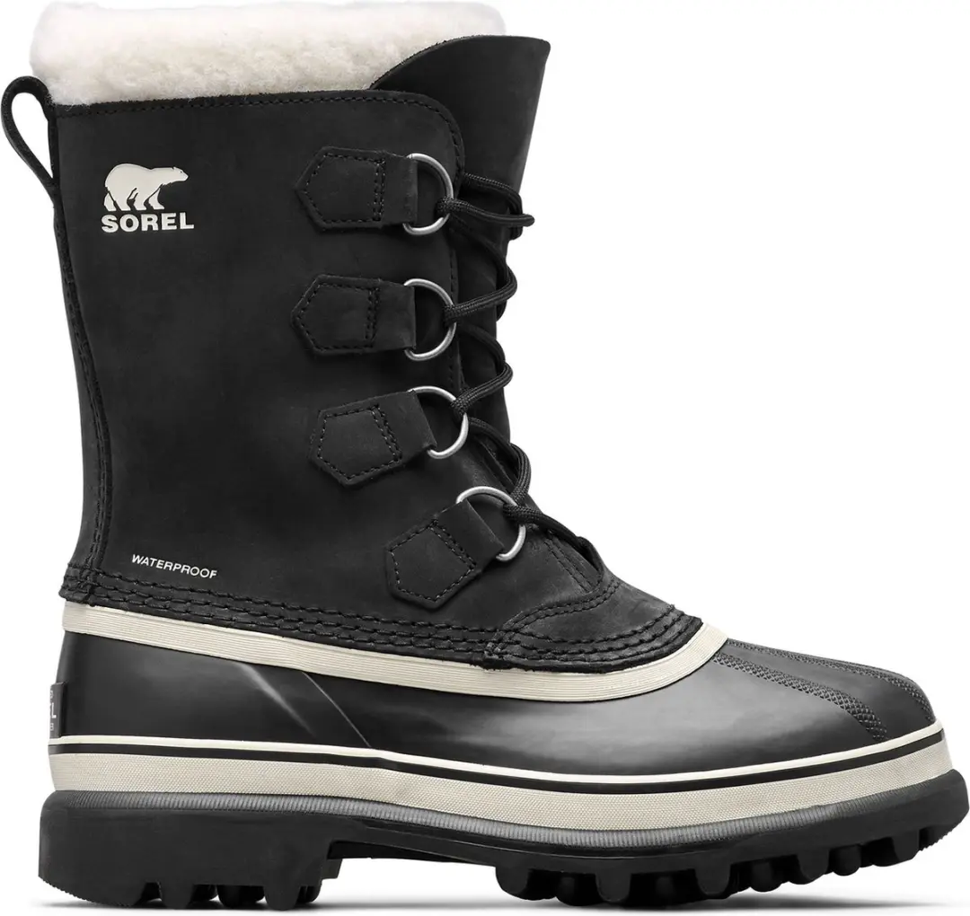 Sorel Caribou WP Vrouwen Sneeuwlaarzen 38 - Black/Stone