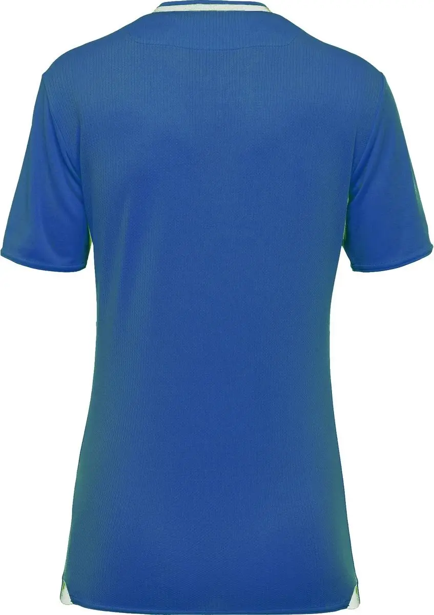 Macron Alya Shirt Dames Korte Mouw - Royal/Wit L