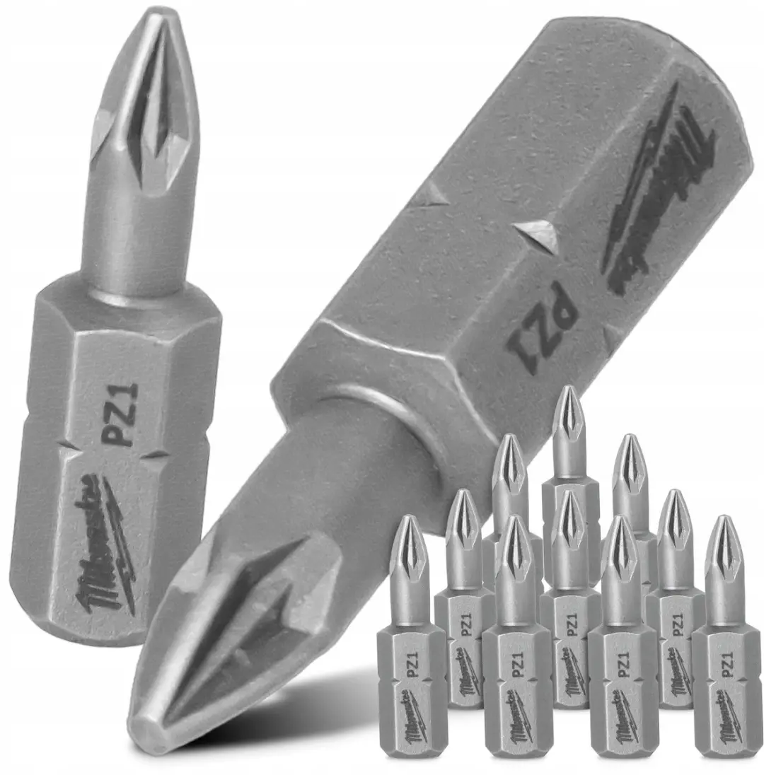 Milwaukee PZ1 Bit 25mm Magnetisch Pozidriv S2 Staal