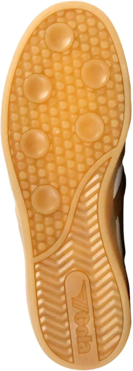 Gola Viper Leather Trainers - 44 - Wit/Tobacco/Evergreen