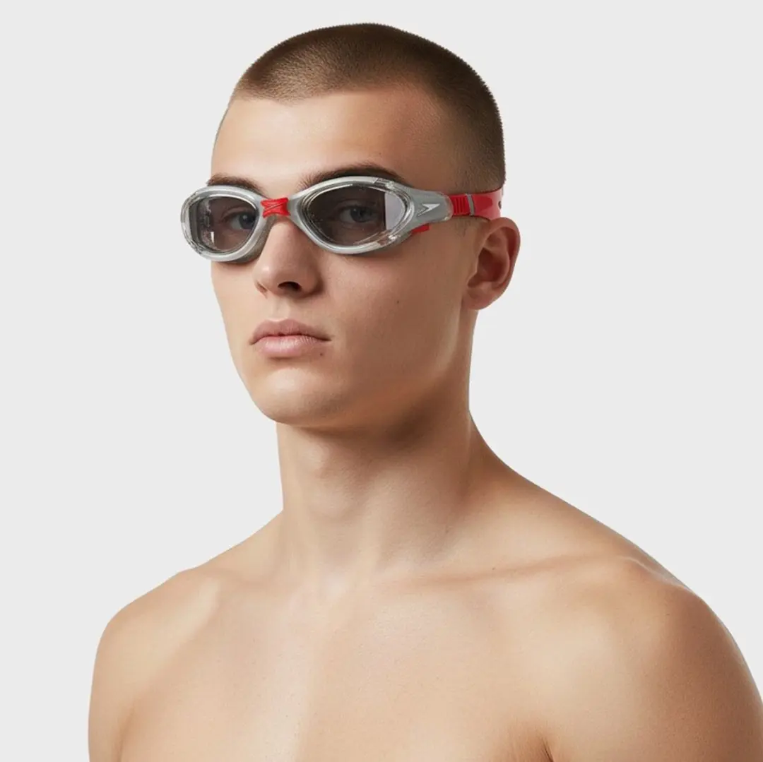 Speedo Biofuse 2.0 Zwembril - Clear/Rood