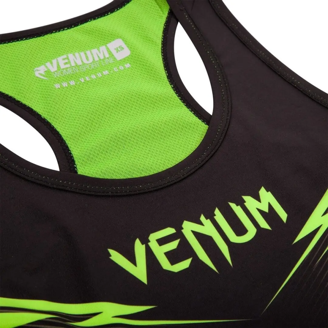 Venum Razor Tanktop - Dames M - Zwart/Geel
