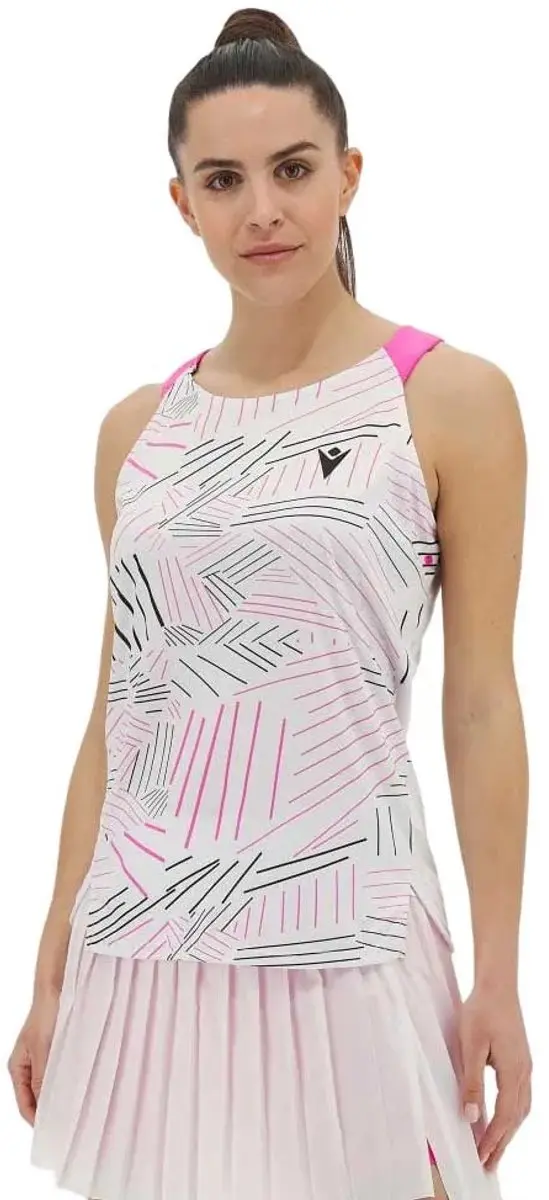 Macron Iciar III Mouwloos T-shirt Wit XS
